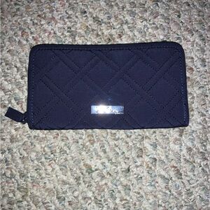 VERA BRADLEY NWOT Quilted Black Long Wallet